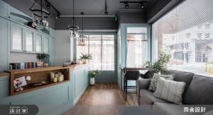 一抹清新藍調走入46坪美式牙醫診所，以溫煦木質交織家的安心感受_視覺圖