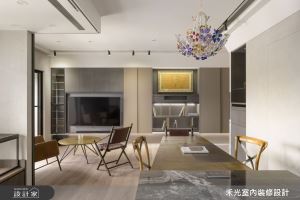 2+1 房有歸屬感！玻璃拉門、懷舊家具打造 20 坪溫暖質感宅_視覺圖