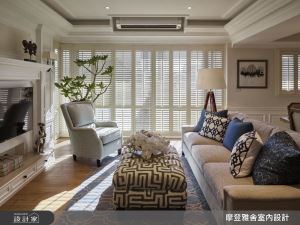 注入純白美式風的輕奢氣息！光感大客廳、品酒吧台一秒迎來異國度假感_視覺圖