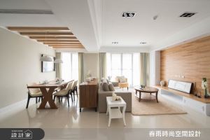 美式櫥窗裡的超紓壓和室！溫柔木質調敘寫32坪混搭風美宅_視覺圖