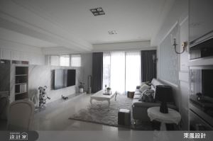 藍灰色系的輕奢美式風，高顏質設計為一家四口的生活入味_視覺圖