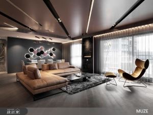 品味每個白晝與黑夜！50 坪現代風豪宅坐擁河岸景緻與私人精品酒吧_視覺圖