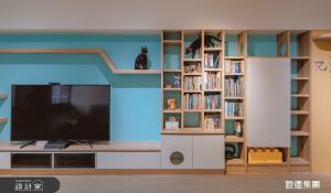 環繞全室的天空步道，讓貓主子也開心的19坪北歐風寵物宅！_視覺圖