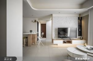 打造一家三口最舒適北歐風樓中樓！雙面收納櫃、中島吧檯與弧形設計，放大空間與滿載機能_視覺圖