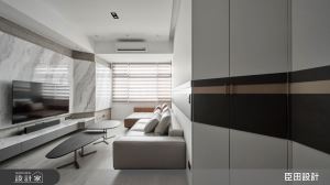 優雅現代風進駐20坪小宅！以時尚黑白調，揮別中古屋的歲月痕跡_視覺圖