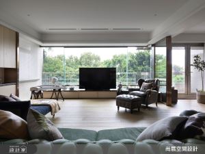 如六星級飯店的高規格設計！城市裡獨享綠意的90坪美式風豪宅_視覺圖