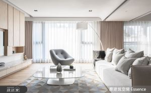 令人嚮往的歐美雜誌美宅！圓弧線條、輕淺色調闡述現代女性的知性柔美_視覺圖