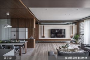 現代風木質調溫暖氛圍！開放式空間把家人聚在一起_視覺圖