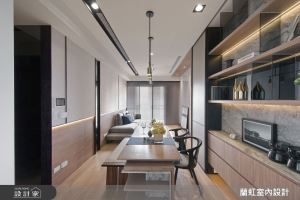 揉合現代北歐風親子宅！儀式感中島、餐桌延伸碗盤層板，實現屋主的主廚夢想_視覺圖