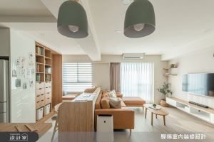 無印風讓中古屋逆齡生長！系統板材訂製海量收納、陽光客廳與 2+1 房讓一家四口週末只想待在家_視覺圖