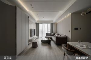 復古水磨石變身客廳亮點！在 29 坪簡約現代宅，偷偷藏進迷人生活細節！_視覺圖