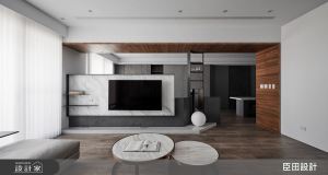 整合收納與機能的現代灰階質感宅，還你留白的愜意自在_視覺圖