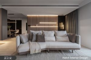 27坪的精品灰色時尚！取消一房更多了開放書房和夢想更衣室~_視覺圖