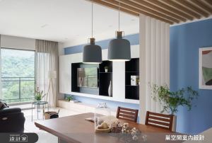 從外食族到天天下廚！格柵設計引入窗景，一家三口在開放中島廚房享受北歐風小生活_視覺圖