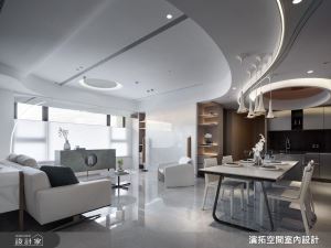 淬鍊獨一無二的優雅日常！順著柔美圓弧，揭開65坪現代風的時尚視野_視覺圖