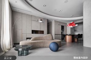 夜空裡的一彎寧靜新月！33坪時尚現代風，打造從容優雅的質感生活_視覺圖