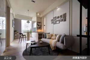 簡約現代風小宅輕啟生活儀式感！中島兼具餐桌機能，搭配美學軟裝體現精緻生活_視覺圖