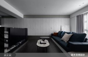 空間裡的書法美學，濃淡交織24坪現代風新婚宅_視覺圖