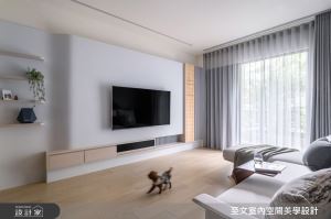 27 坪老屋用弧形、淡彩與輕隔間，找回生活必需的浪漫儀式感_視覺圖