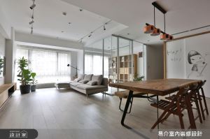 天然無壓的清水模現代風！四口溫馨親子宅，用收納設計創造迷人端景_視覺圖