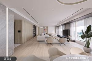 以建築之眼客變預售屋串連戶外城市景致！室內軸線征服人心訂製自然休閒親子宅_視覺圖