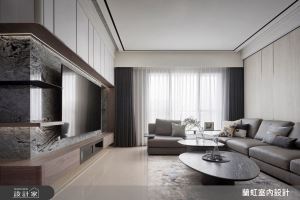 現代風樓中樓的大器風範！電視端景牆、日光餐廳，創造一家四口的質感生活_視覺圖