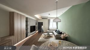 中古屋煥顏術！揉和粉綠色與展示收納機能牆，創造實用清新北歐風_視覺圖