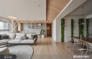 探訪一家四口的北歐度假木屋! 斜屋頂、植栽牆、白樹幹打造清爽無壓的居家_視覺圖