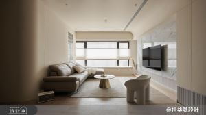 毛胚屋從零開始！導弧形、善用梯下擴增收納，實現一家五口現代風尚宅_視覺圖