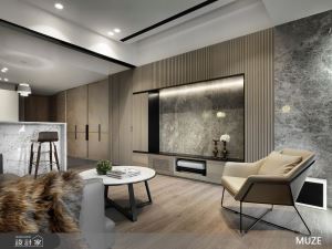 懂生活的家長這樣！大理石吧台、現代風客廳與超寬敞主臥，把 20 坪空間用得淋漓盡致_視覺圖