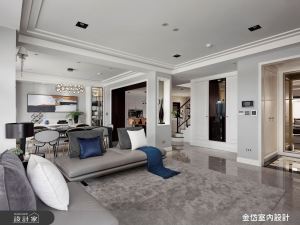 優雅美式雕刻雋永居宅! 演譯一家四口的非凡日常_視覺圖