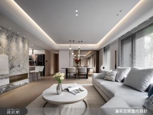 天然好採光進駐現代飯店宅！以玄關設計、時尚餐酒櫃踏出優雅的生活步調_視覺圖