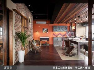 30坪老屋減一房，工業風實木宅療癒身心、收美景於室_視覺圖