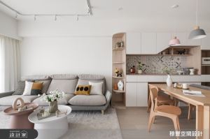 26坪四口之家，莫蘭迪和木質色北歐風說家的故事_視覺圖