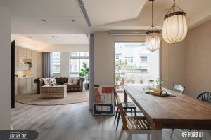 中古屋再翻新！旋轉電視架可隨需求切換視角，藤編與藝術塗料揉入具溫度的質感日常_視覺圖