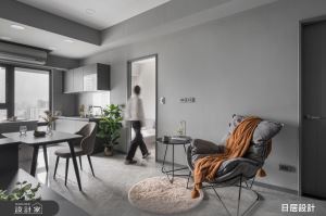 沒有制式的電視牆、沙發陳設！15坪質感灰小宅，實踐我們的理想生活型態_視覺圖