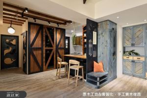 原木輕工業風的海洋魅力，中島取代餐桌更加凝聚情感_視覺圖