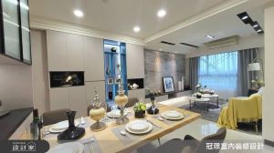 精細設計客製38.7坪現代感預售屋 淡雅藍色與大器石紋完美展現療癒系私宅_視覺圖