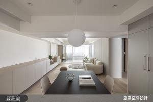 27坪老屋翻新簡約風！最好的光線留給中島廚房與書房，空間延展且洋溢笑聲的親子宅_視覺圖