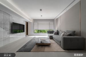 如何實現純粹的無壓感受？以綠意與留白手法，讓中古屋蛻變為沈靜現代風_視覺圖