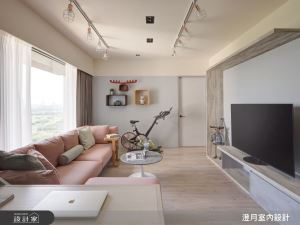 粉嫩莫蘭迪色的北歐風親子宅！以全心信任，激盪富含魅力的溫馨場景_視覺圖