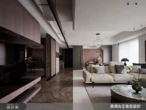 以圓弧圖破居宅維度，當代藝術與東方意境碰撞創造文藝感大宅_視覺圖
