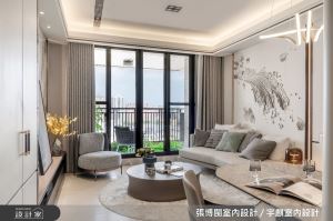 把大理石當畫打造有藝術氣息的家！高雄 52 坪簡約輕奢設計讓人一見傾心_視覺圖