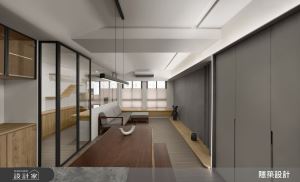 中古屋蛻變24坪日式無印宅！玻璃牆讓家放大一倍，木質氛圍好適合宅在家撩貓_視覺圖