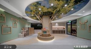 以「大樹」帶領孩子成長茁壯！清新感童趣風設計，成功化解老屋的樑柱問題_視覺圖