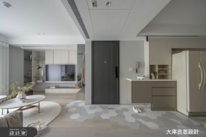 老屋變身文青感北歐風，摺疊門扇串聯書房和採光 住這樣的家超幸福！_視覺圖