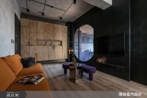 霓虹燈條顛覆簡約風印象，跳脫傳統的藝術型餐廚讓家更有個性!_視覺圖