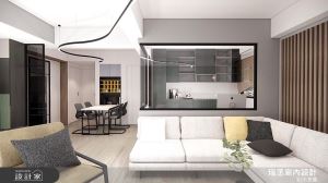 創造美感與機能兼備現代宅！線條拉出場域動線，簡約配色回歸純淨生活的美好_視覺圖