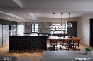 與設計師2度合作！現代風預售屋化解玄關陰暗、中島廚房採光明亮迎賓宴客超便利~_視覺圖
