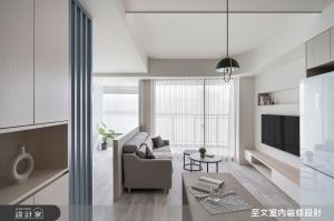 調整格局引河景入室，只有13坪也能兼具隱私與空間感_視覺圖